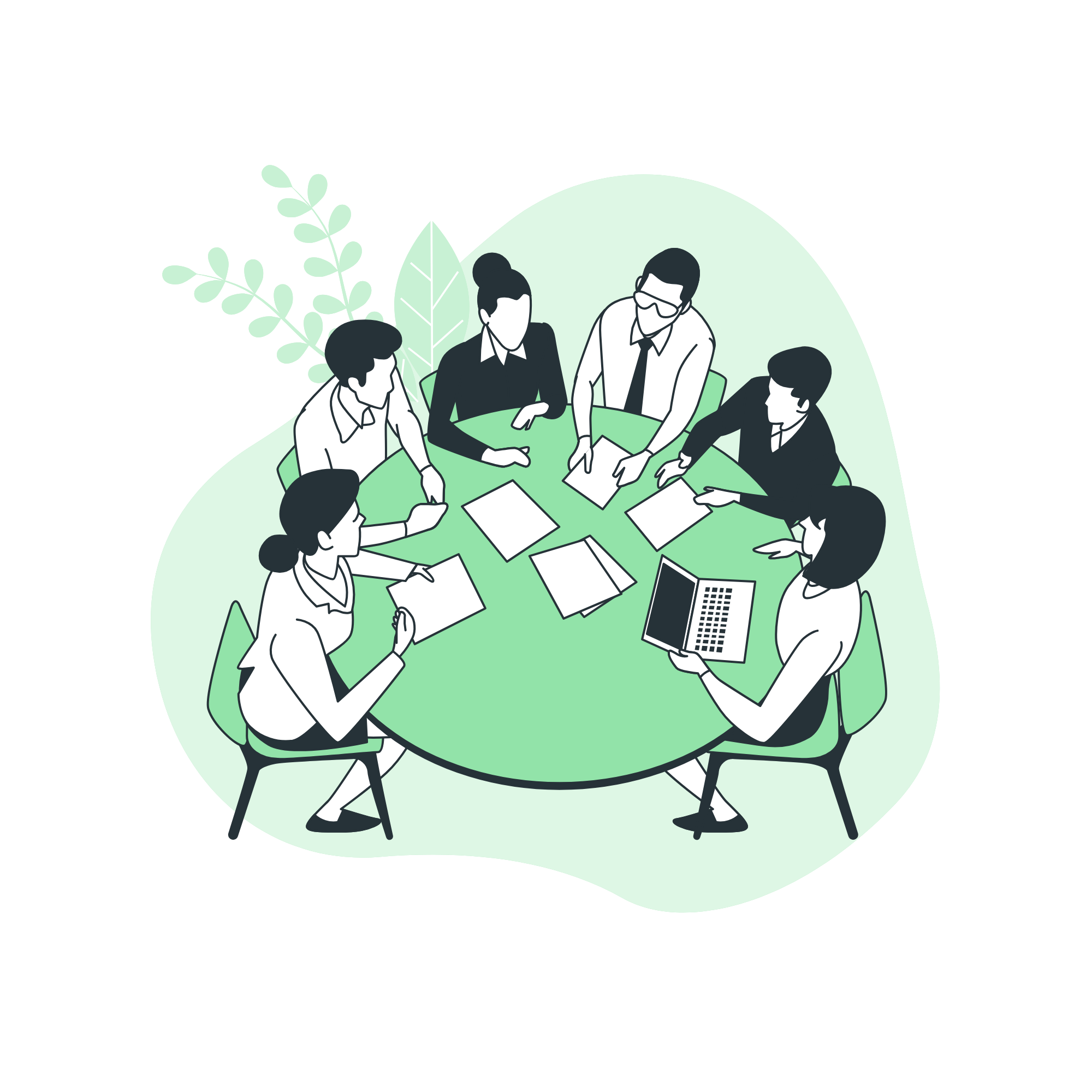 Illustratie: Kennismaking